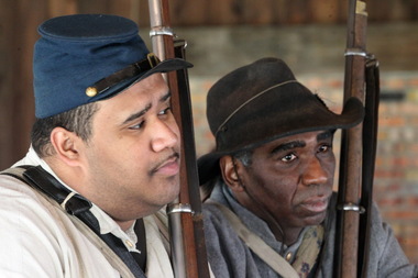 Black Civil War re-enactors join the Confederacy