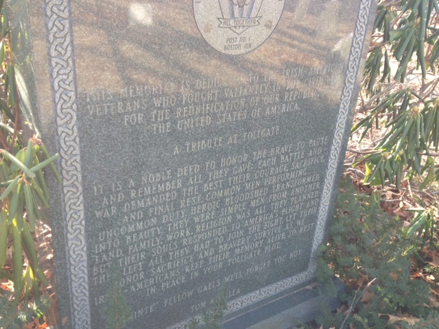 Tollgate Cemetery Monument