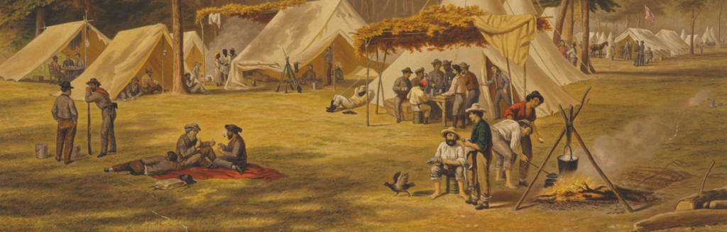 black confederate camp