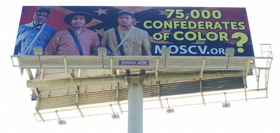 black confederate billboard